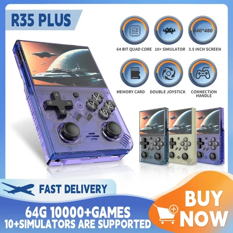 کنسول بازی پرتابل مدل R35 plus اورجینال