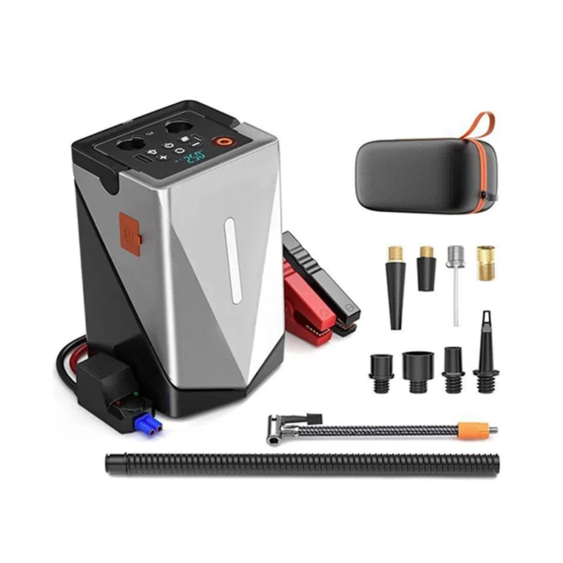 جامپ استارتر و پمپ باد 5 کاره مدل GF01